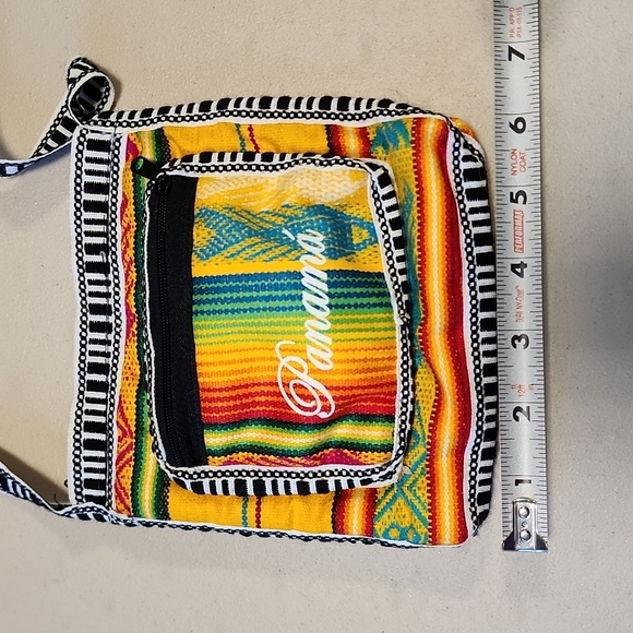 Colorful Little Panama Cross Body Bag. - Picture 7 of 9